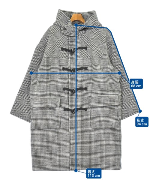 is-ness（イズネス）ダッフルコート 黒 サイズ:L メンズ/2200672056314