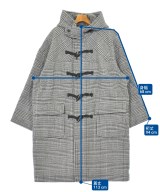 is-ness（イズネス）ダッフルコート 黒 サイズ:L メンズ/2200672056314