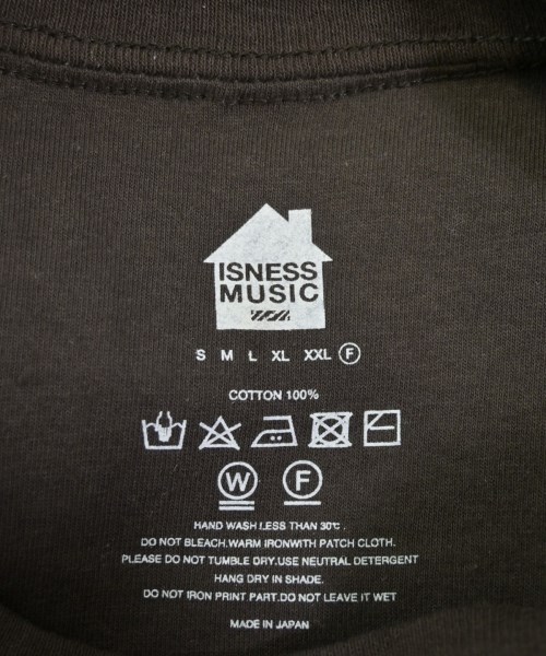 is-ness（イズネス）Tシャツ・カットソー 茶 サイズ:F メンズ/2200646265247