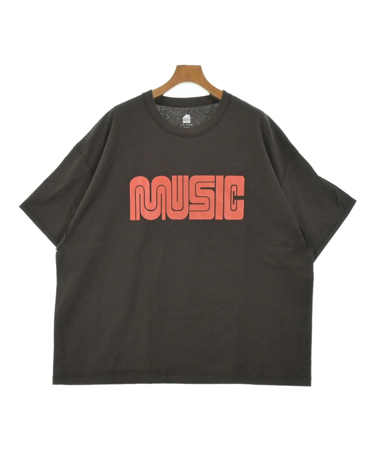 is-ness イズネス Tシャツ・カットソー メンズ 【古着】【中古】 is-ness（イズネス）Tシャツ・カットソー 茶 サイズ:F メンズ