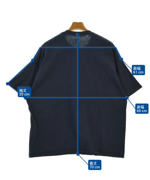is-ness（イズネス）Tシャツ・カットソー 紺 サイズ:F メンズ/2200640359263