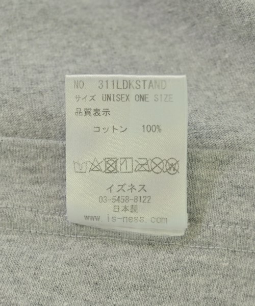 is-ness（イズネス）Tシャツ・カットソー グレー サイズ:ONE メンズ/2200706832143