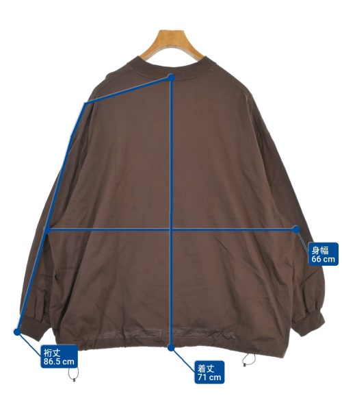 is-ness（イズネス）Tシャツ・カットソー 茶 サイズ:M メンズ/2200660832135