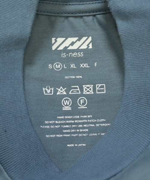 is-ness（イズネス）Tシャツ・カットソー 青 サイズ:M メンズ/2200726770135