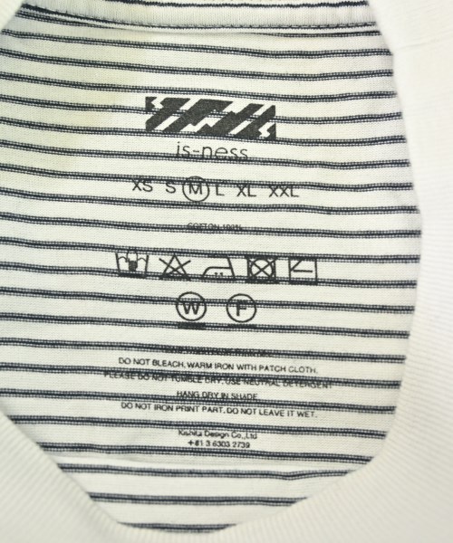is-ness（イズネス）Tシャツ・カットソー 白 サイズ:M メンズ/2200729534093