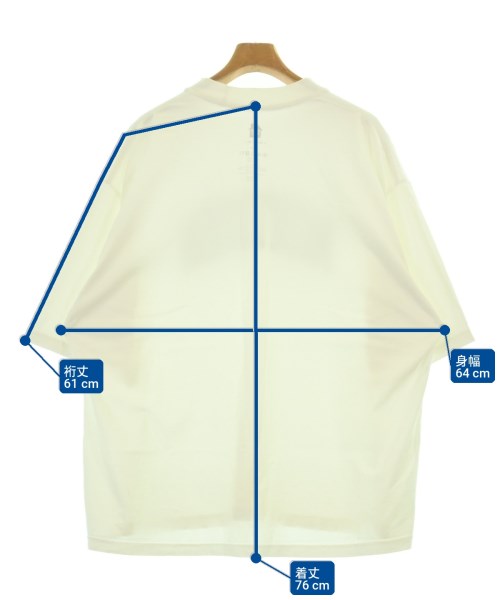 is-ness（イズネス）Tシャツ・カットソー 白 サイズ:L メンズ/2200734404152