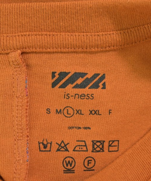 is-ness（イズネス）Tシャツ・カットソー オレンジ サイズ:L メンズ/2200721214627