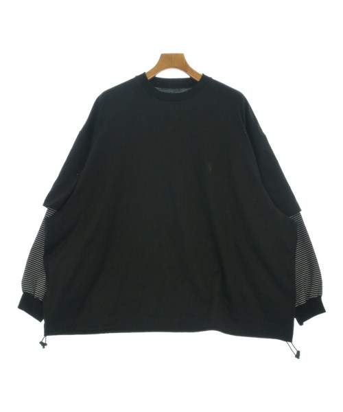is-ness(イズネス)Tシャツ・カットソー 黒 サイズ:L/2200685632147