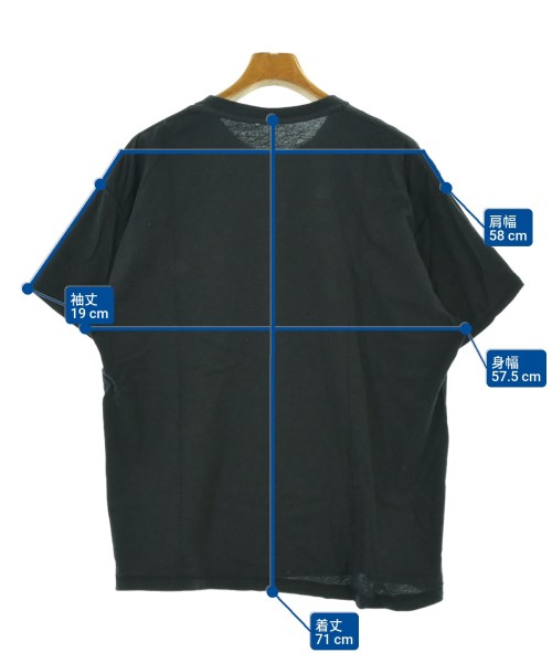is-ness（イズネス）Tシャツ・カットソー 黒 サイズ:-(XL位) メンズ/2200688865085
