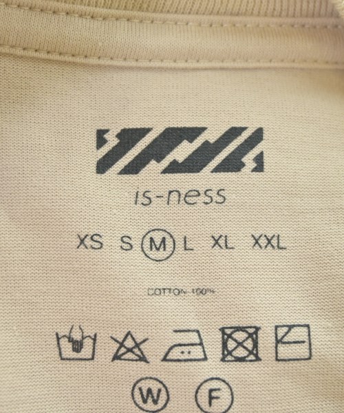 is-ness（イズネス）Tシャツ・カットソー ベージュ サイズ:M メンズ/2200690680102
