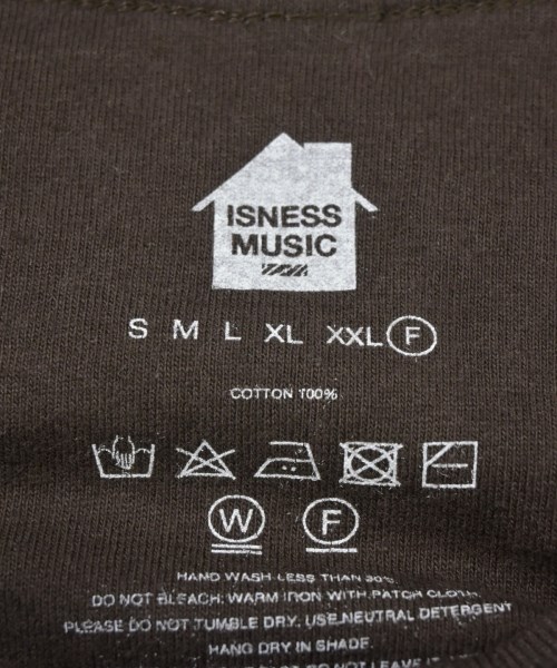 is-ness（イズネス）Tシャツ・カットソー 茶 サイズ:F メンズ/2200692104026