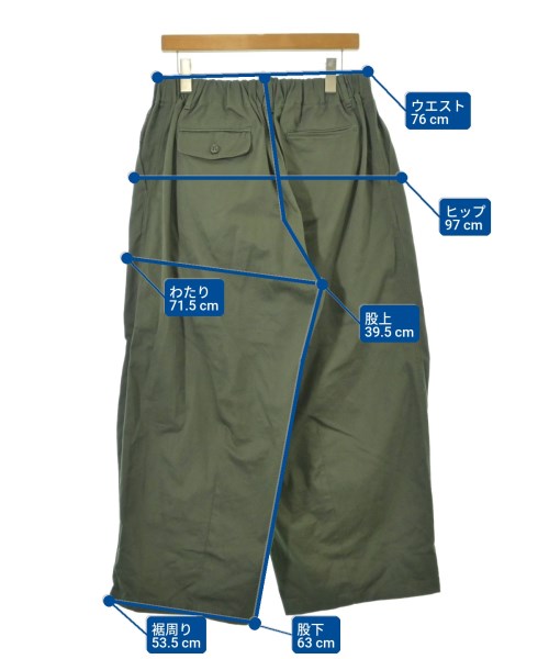 is-ness（イズネス）カーゴパンツ カーキ サイズ:46(M位) メンズ/2200692264010