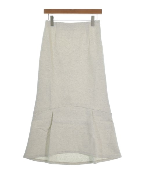 R JUBILEE(アールジュビリー)ロング・マキシ丈スカート 白 サイズ:F/2200644600606