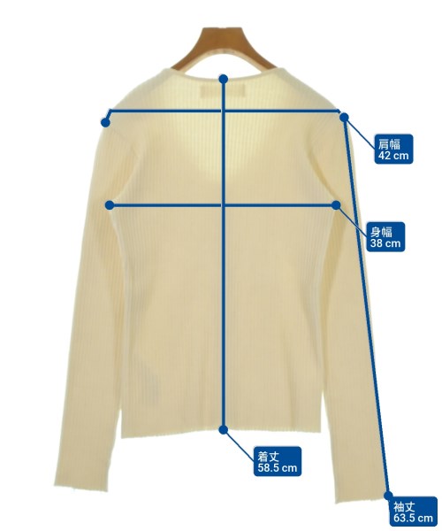 R JUBILEE（アールジュビリー）カーディガン 白 サイズ:S レディース/2200677712222