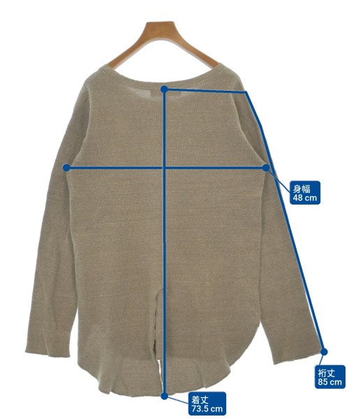 R JUBILEE（アールジュビリー）ニット・セーター ベージュ サイズ:F レディース/2200643991125