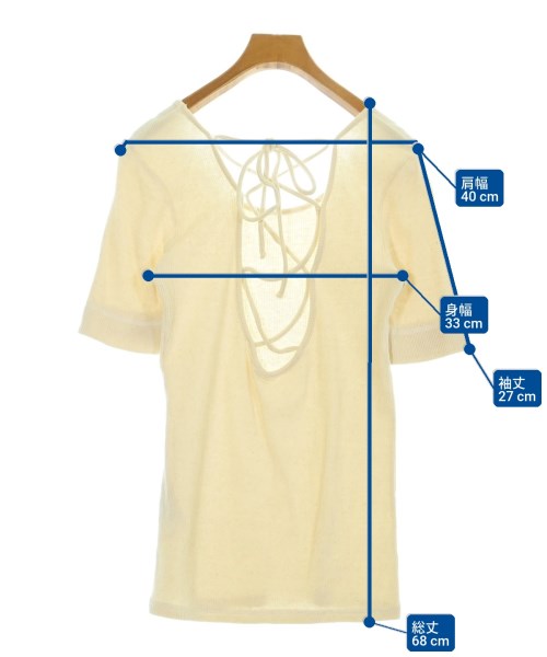 R JUBILEE（アールジュビリー）Tシャツ・カットソー ベージュ サイズ:S レディース/2200704362161