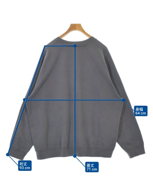 unfil（アンフィル）スウェット グレー サイズ:5(XXL位) メンズ/2200676833041