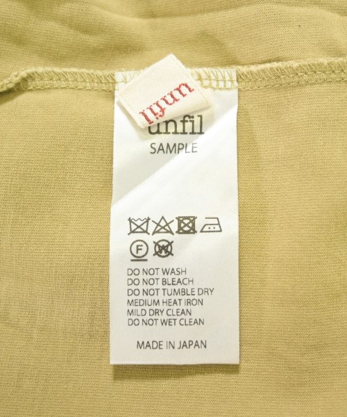 unfil（アンフィル）Tシャツ・カットソー カーキ サイズ:5(XXL位) メンズ/2200673350046