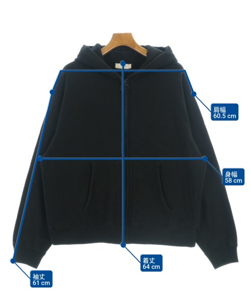 unfil（アンフィル）パーカー 黒 サイズ:3(L位) メンズ/2200714859026