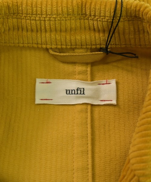 unfil（アンフィル）カジュアルジャケット 黄 サイズ:3(L位) メンズ/2200647744192