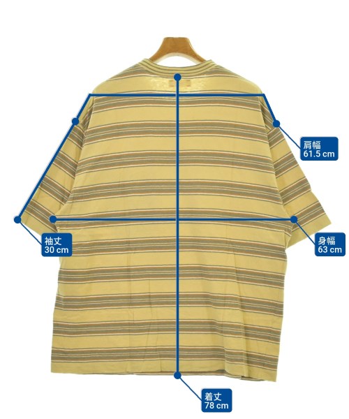 unfil（アンフィル）Tシャツ・カットソー 黄 サイズ:-(XXL位) メンズ/2200683942088