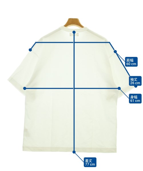 unfil（アンフィル）Tシャツ・カットソー 白 サイズ:5(XXL位) メンズ/2200683942170