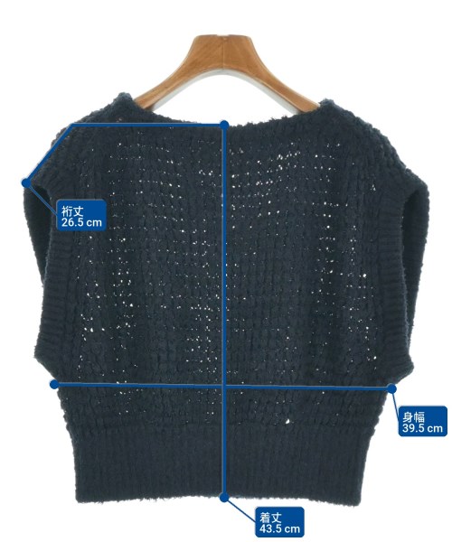 unfil（アンフィル）ベスト 紺 サイズ:1(S位) レディース/2200632277032