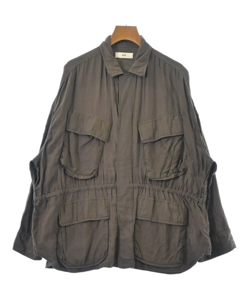 unfil(アンフィル)カジュアルシャツ 茶 サイズ:0(XS位)/2200651100090