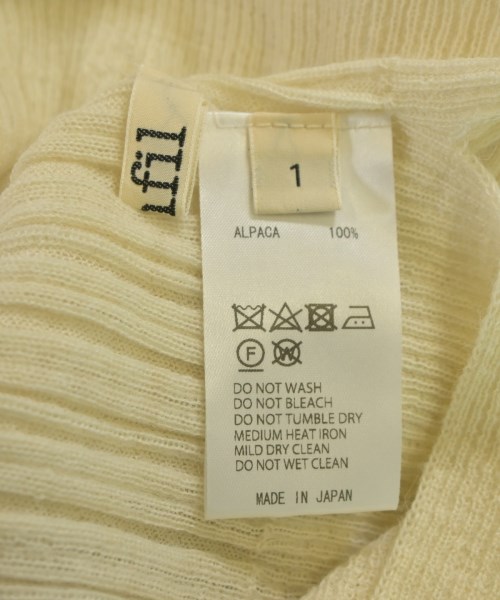 unfil（アンフィル）ニット・セーター 白 サイズ:1(S位) レディース/2200654524022