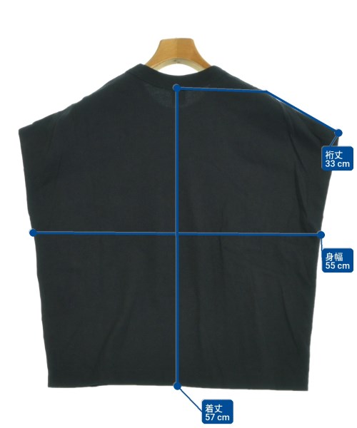 TRAVAIL MANUEL（トラヴァイユ　マニュアル）ノースリーブ 黒 サイズ:F レディース/2200610347245