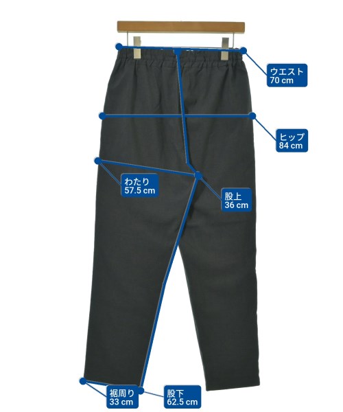 TRAVAIL MANUEL（トラヴァイユ　マニュアル）スラックス グレー サイズ:M レディース/2200651443036