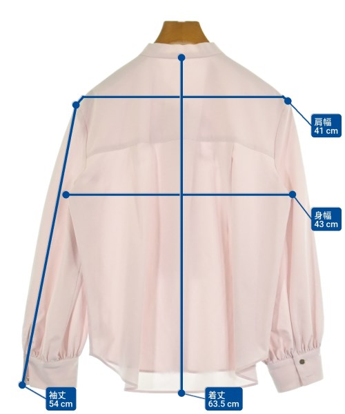 TONAL（トーナル）カジュアルシャツ ピンク サイズ:38(M位) レディース/2200623256114