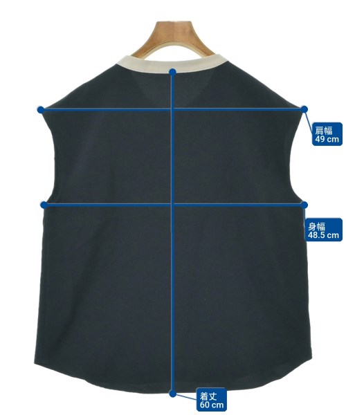 TONAL（トーナル）ブラウス 紺 サイズ:38(M位) レディース/2200624398028