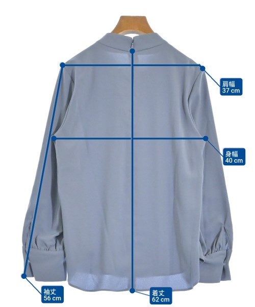 TONAL（トーナル）ブラウス 青 サイズ:38(M位) レディース/2200635947062