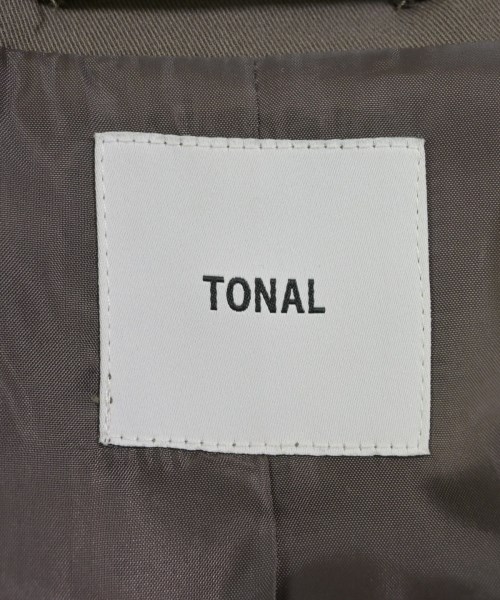 TONAL（トーナル）カジュアルジャケット カーキ サイズ:36(S位) レディース/2200625750023