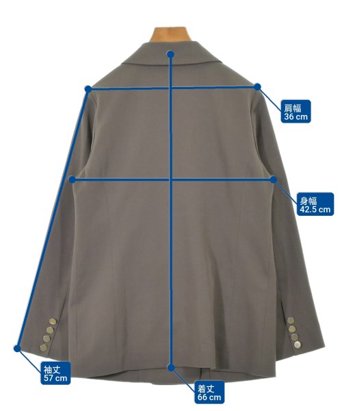 TONAL（トーナル）カジュアルジャケット カーキ サイズ:36(S位) レディース/2200625750023