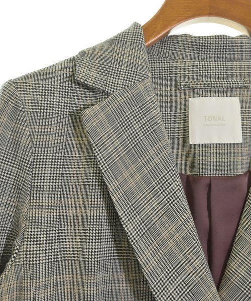 TONAL（トーナル）チェスターコート 黒 サイズ:38(M位) レディース/2200629075238