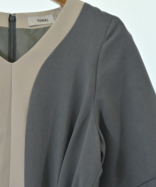 TONAL（トーナル）ワンピース グレー サイズ:38(M位) レディース/2200617330042