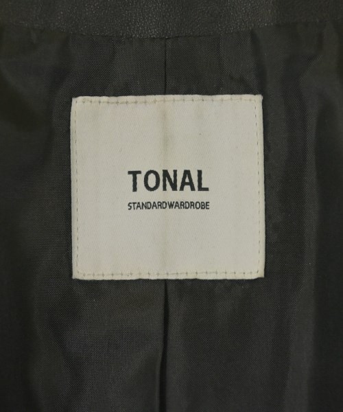 TONAL（トーナル）ライダース 黒 サイズ:36(S位) レディース/2200608353012