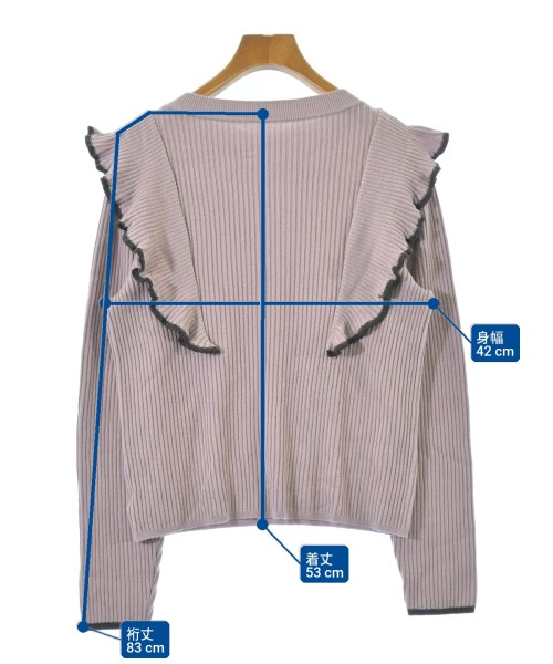 TONAL（トーナル）ニット・セーター ピンク サイズ:38(M位) レディース/2200610391033