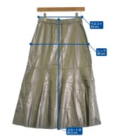 TONAL（トーナル）ロング・マキシ丈スカート シルバー サイズ:38(M位) レディース/2200604518095