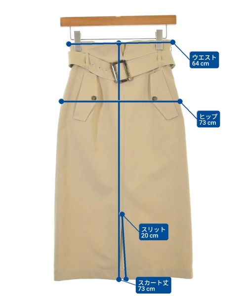 TONAL（トーナル）ロング・マキシ丈スカート ベージュ サイズ:36(S位) レディース/2200668157063