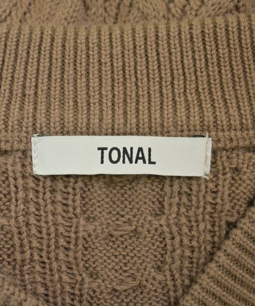 TONAL（トーナル）ニット・セーター 茶 サイズ:38(M位) レディース/2200668957113