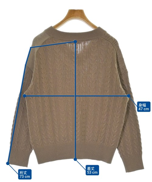 TONAL（トーナル）ニット・セーター 茶 サイズ:38(M位) レディース/2200668957113