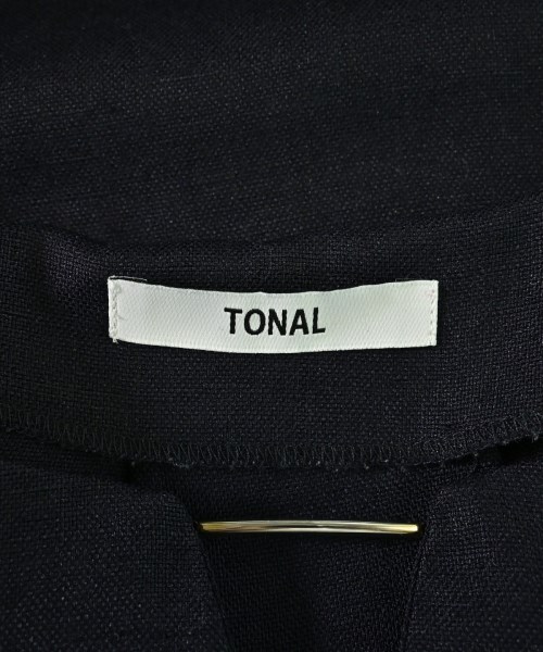 TONAL（トーナル）ブラウス 紺 サイズ:38(M位) レディース/2200672946059