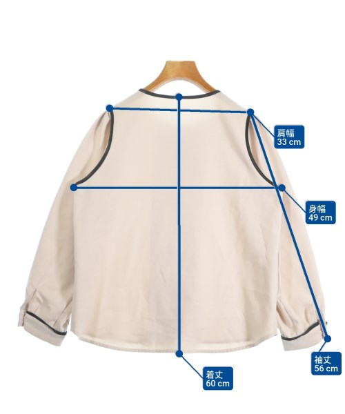 TONAL（トーナル）ブラウス ベージュ サイズ:38(M位) レディース/2200674692091