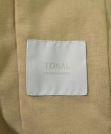 TONAL（トーナル）ノーカラージャケット ベージュ サイズ:38(M位) レディース/2200654021019