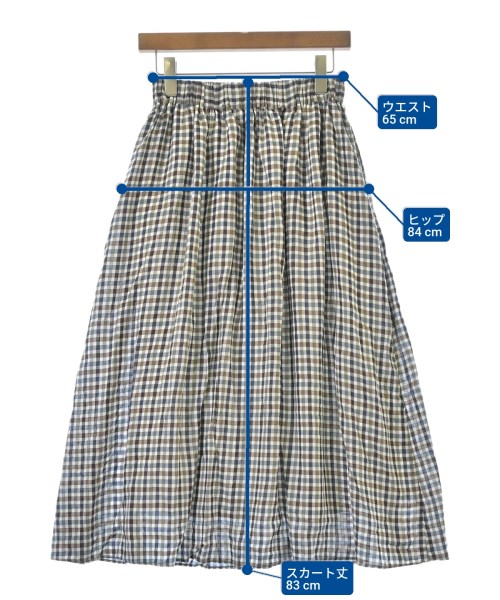 TONAL（トーナル）ロング・マキシ丈スカート 紺 サイズ:38(M位) レディース/2200655671015