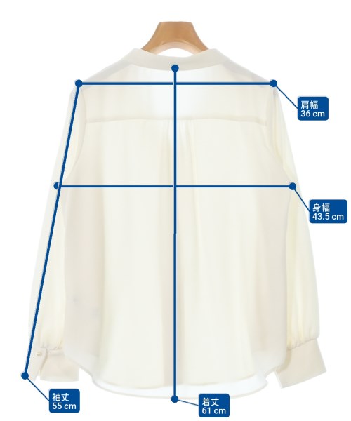 TONAL（トーナル）ブラウス 白 サイズ:38(M位) レディース/2200651911108