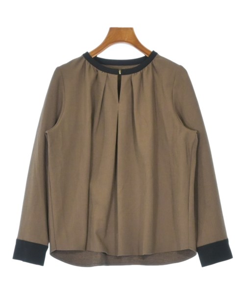 TONAL(トーナル)ブラウス 茶 サイズ:38(M位)/2200645089080
